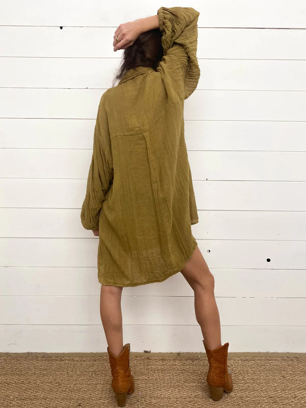 Truckin Dress - Olive