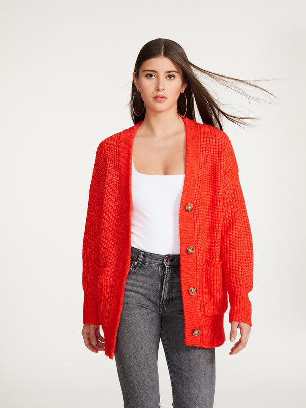 Rayna Cardigan - Heather Grey