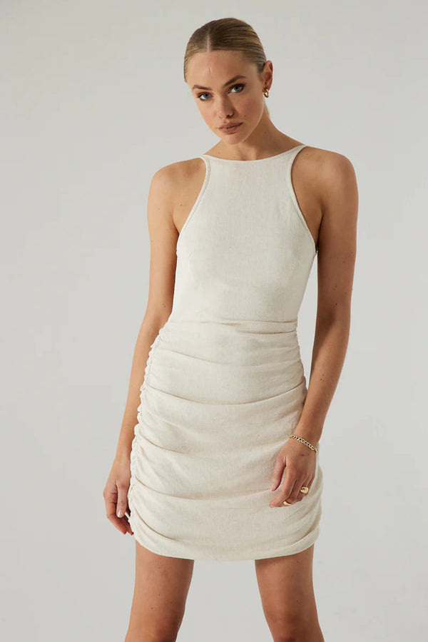 Retold Bias Midi Dress - Black