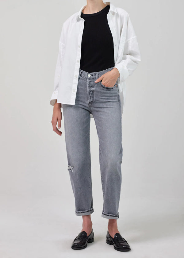 Emery Crop Relaxed Straight - Heatwave